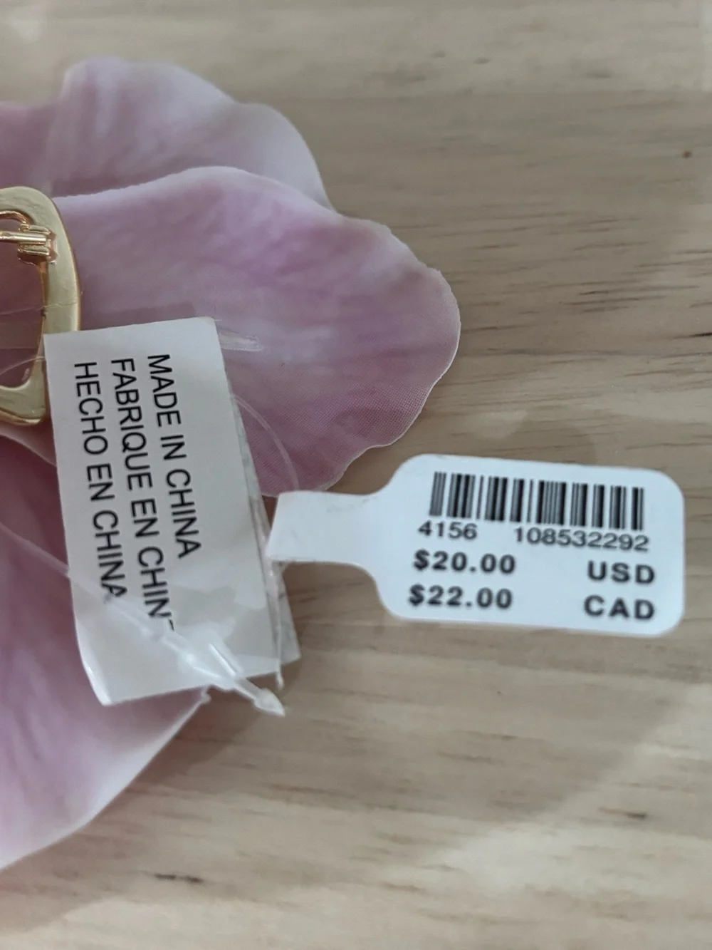 Anthropologie Orchid Claw Clip